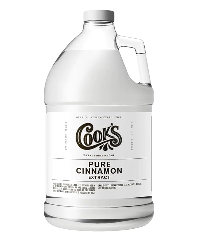 Cook's Pure Cinnamon Extract Made From Fine Ceylon Cinnamon, Premium All Natural Cinnamon Extract