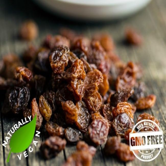 Gerbs Dried Raisins 2 lbs. | Unsulfured, No Additives, Resealable Bag | Naturally Sweet & Plump |