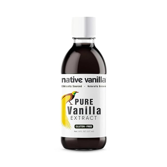 8 oz Pure Vanilla Extract - 100% Real Vanilla Extract - For Cooking, Drinks & Desserts - 100%
