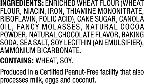 Mi-Del Chocolate Snaps Cookies - Crunchy Chocolate Cookies - Non-GMO Certified, 0g Trans Fat