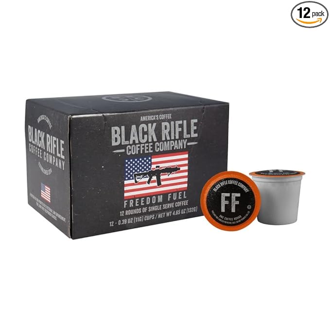 Black Rifle Coffee Company Dark Roast K Cups - Single Serve K Cups Coffee Pods - Kcup Pods