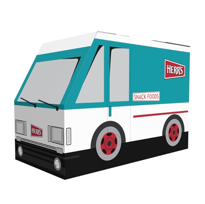 Herr's Variety Snack Truck Box, Assorted Flavors, 42-Pack - Crisp 'N Tasty, Barbecue, Sour Cream &
