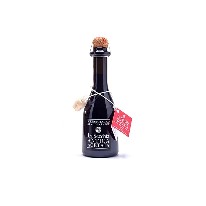 La Secchia Balsamic Vinegar of Modena PGI "One Star", Aged in Oak, Low Density, 250 ml Bottle with