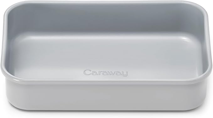 Caraway Nonstick 9??x 6.5??Small Rectangle Baking Pan ??Non-Toxic, PTFE & PFOA Free ??Aluminized
