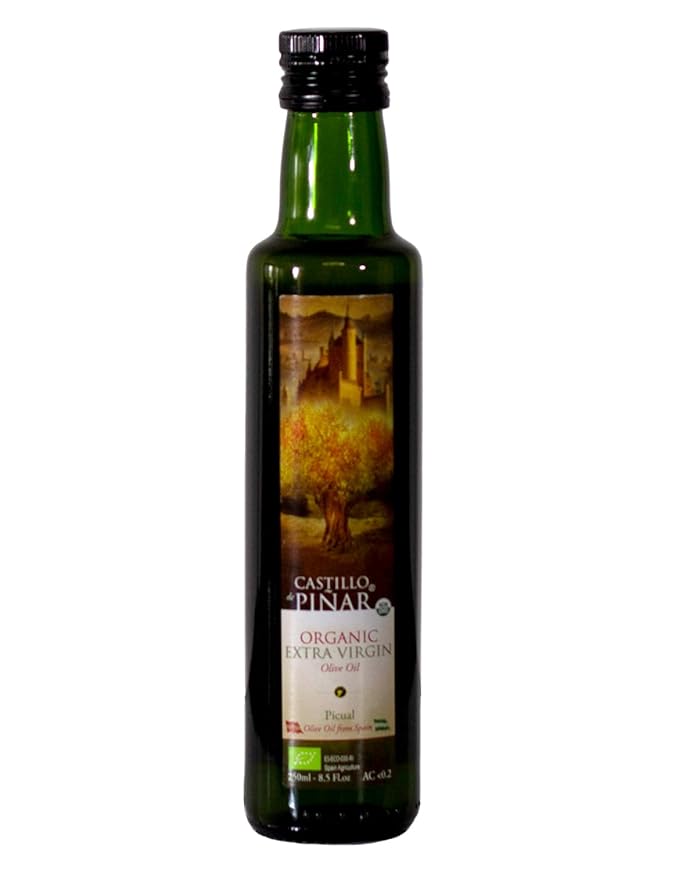Castillo de Piñar First Cold Pressed 250ml Organic Extra Virgin Olive Oil Certified USDA Organic