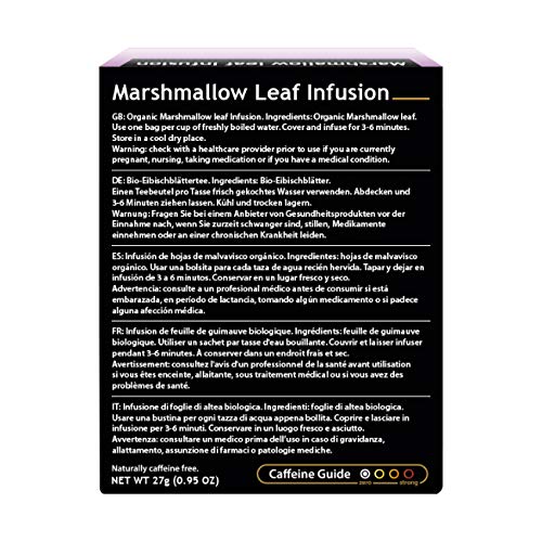 Buddha Teas - Marshmallow Leaf Tea - Herbal Tea - For Health & Wellbeing - With Flavonoids