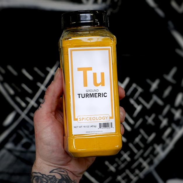 Spiceology ??Turmeric Root Powder ??Ground Turmeric Spice for Curries, Rice, Marinades, Golden