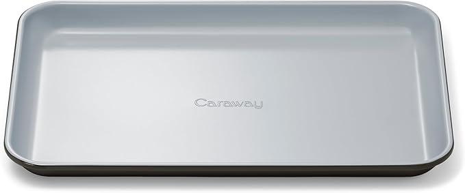 Caraway Nonstick Ceramic Small Baking Sheet (9x13”) – Non-Toxic, PTFE & PFOA Free – Oven Safe
