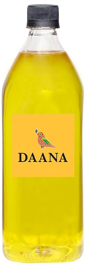 Daana Safflower Oil: Certified USDA Organic, Extra Virgin, Cold Pressed, High Oleic (34 Fl oz)