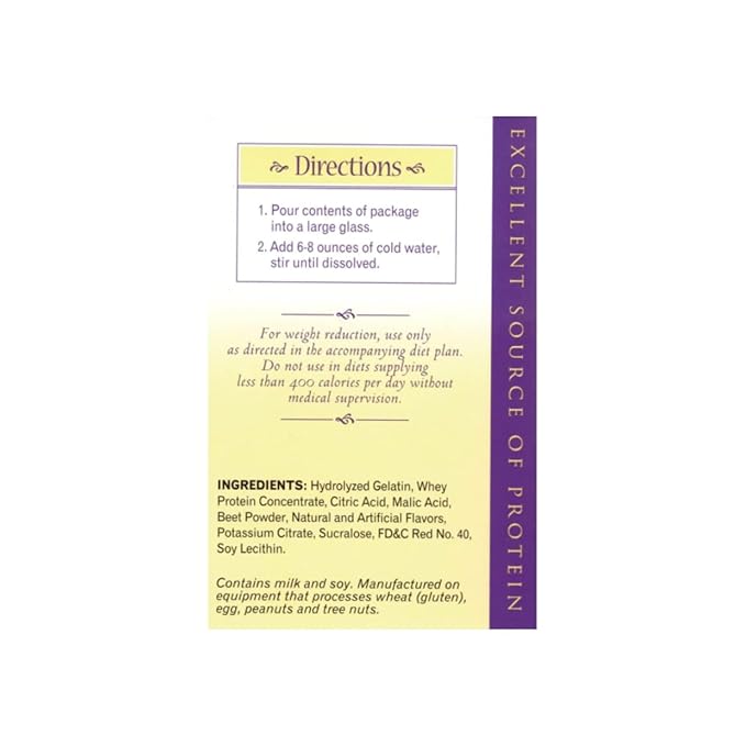 Nutmeg State Nutrition - High Protein Diet Fruit Drink - 15g Protein - Low Calorie - Low Carb - Low