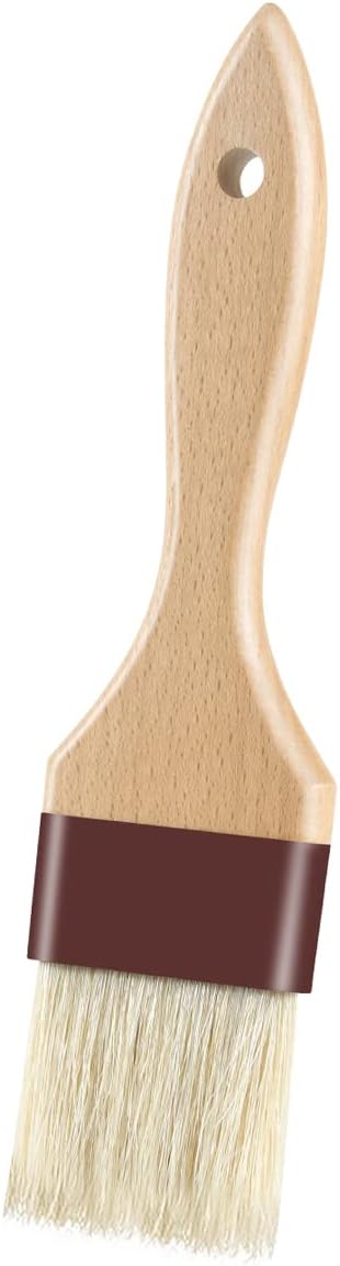 Pastry Brushes for Baking Basting Brush with Boar Bristles and Beech Hardwood Handles Culinary Oil