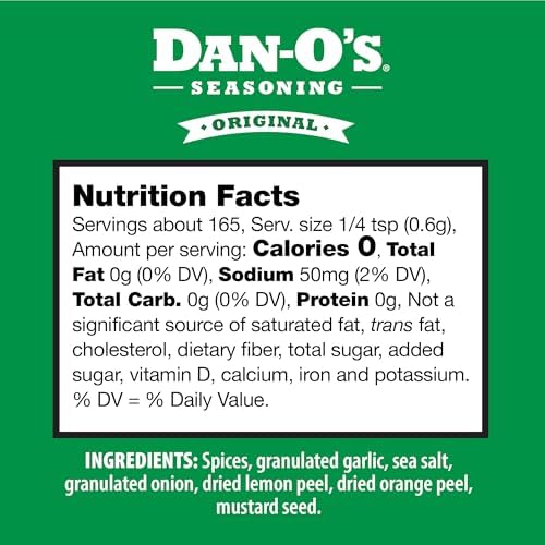 Dan-O's 3 Bottle Seasoning Set, Small Bottles, 3 Pack, Includes Original, Cajun and Italian-O