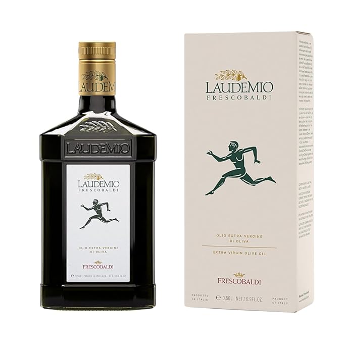 FRESCOBALDI Laudemio Extra Virgin Olive Oil, 16.9 FL Oz, 500ml, Premium, Award Winning Product of