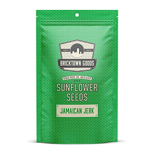 Bricktown Goods Jamaican Jerk Flavored Sunflower Seeds - Boldly Seasoned and Roasted In-Shell