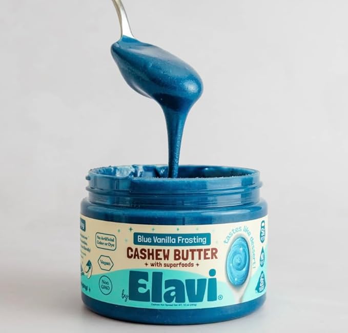 ELAVI Keto Cashew Butter, Kid-Friendly, Low-Sugar Dessert Spread | Vegan, No Added Sugar, No Sugar