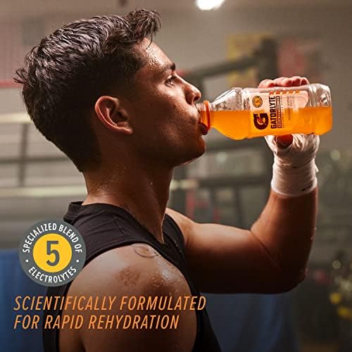 Gatorlyte Rapid Rehydration Electrolyte Drink, Cherry Lime, Specialized Blend of 5 Electrolytes