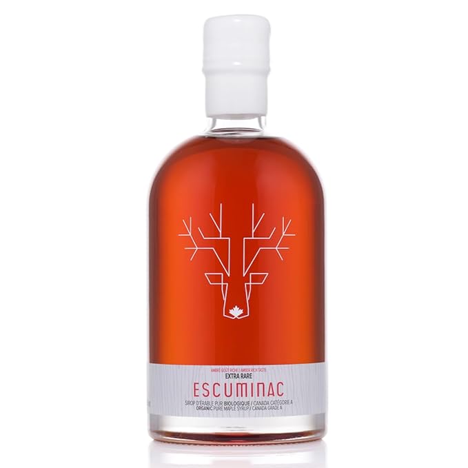 Escuminac Extra Rare ??500ml | Pure Organic Canadian Maple Syrup | Golden Delicate Taste | Single