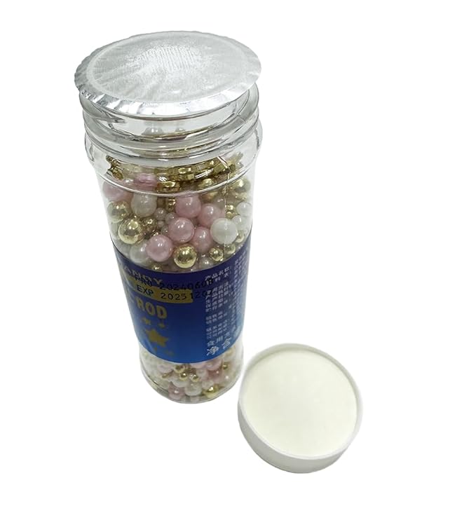Gold dragees sprinkles Gold Sprinkles for Cake Decorating, White Pink Pearl Sugar Cupcake, Cookies