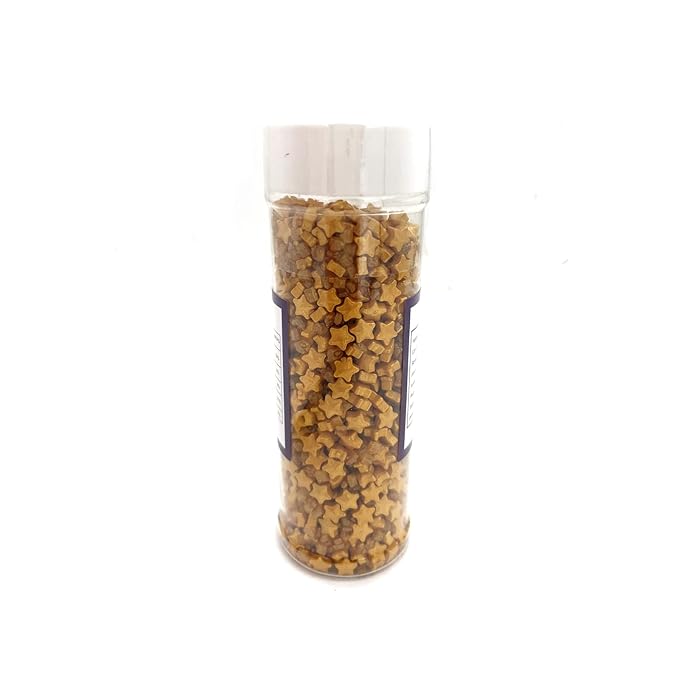 Sprinkles Gold Star Sugar Crystal Sugar Candy Cake Decorations Cupcake Toppers Cookie Decorating