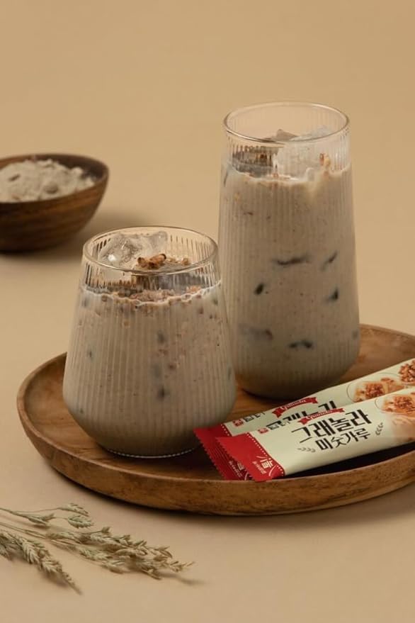 Damtuh Misugaru – Korean Multigrain Granola Powder Drink, Traditional Mixed Grain Meal Replacement