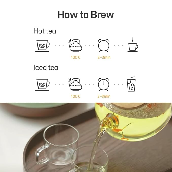 KKOKDAM Tea Sampler Bundle - Loose Leaf Set, Fancy Variety Pack, Blooming Flowers, Korean Tea Sets