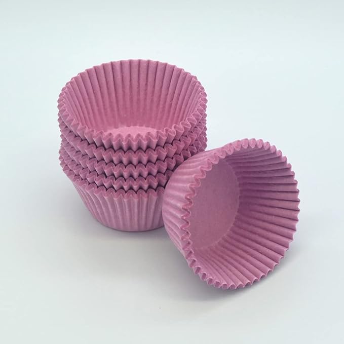 Purple Cupcake Liners Greaseproof Paper Standard Baking Cups for Party and More, 150-Count