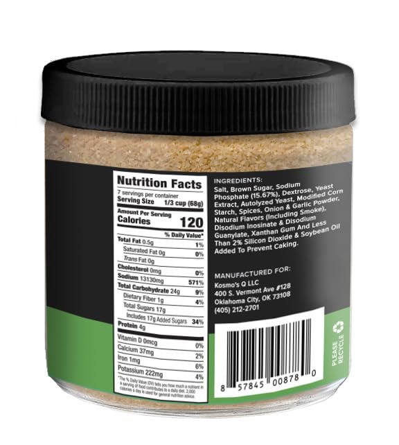 Kosmos Q Original BBQ Chicken Injection, BBQ Marinade Seasoning for Whole Chicken, Smoked Wings &