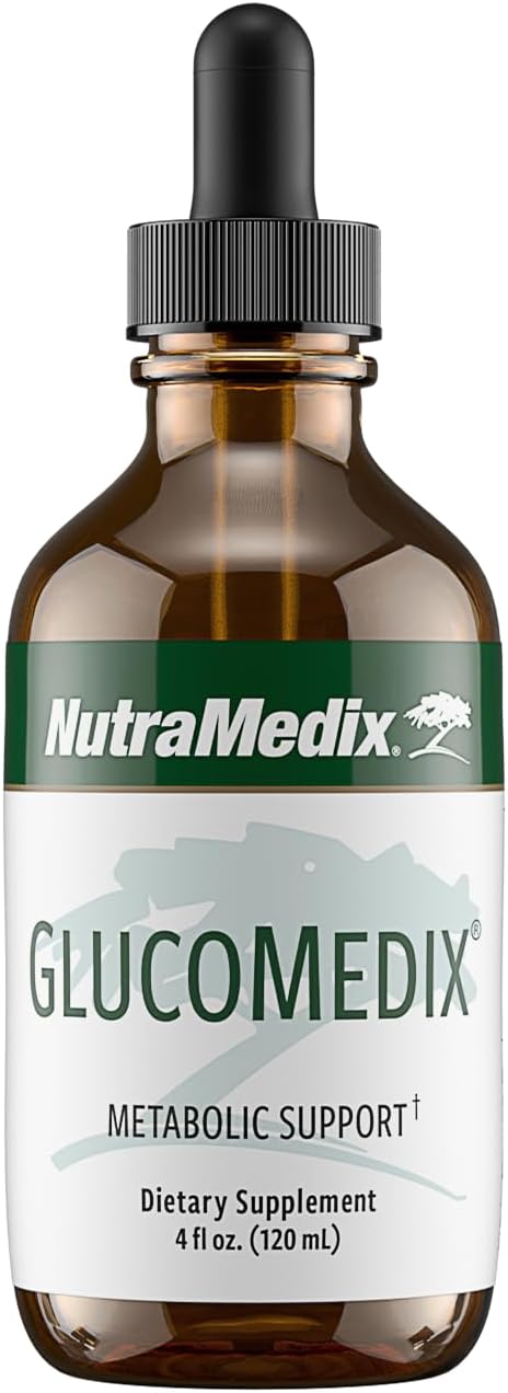 NutraMedix GlucoMedix - Bioavailable Cat's Claw & Stevia Liquid Drops - Metabolic Support to Help