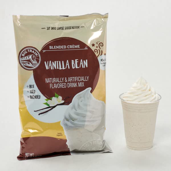 Big Train Vanilla Bean Blended Cr챔me Beverage Mix, 3.5 Pound (Pack of 1)