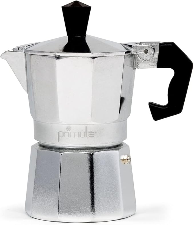 Primula Classic Stovetop Espresso and Coffee Maker, Moka Pot for Italian and Cuban Café Brewing