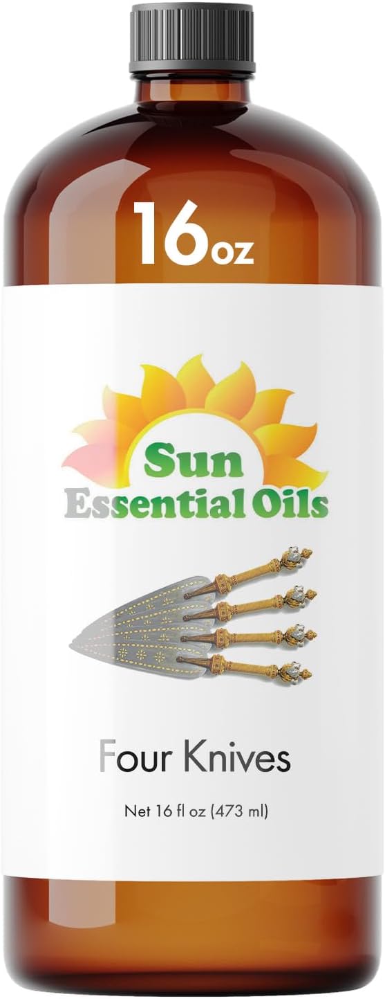 Sun Essential Oils ??16 oz Four Knives Essential Oil Blend with Eucalyptus, Clove, Rosemary, Lemon