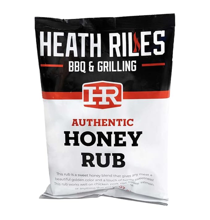 Heath Riles BBQ Rub - Honey Seasoning, Champion Pitmaster Recipe, Legendary Rubs For Smoking &