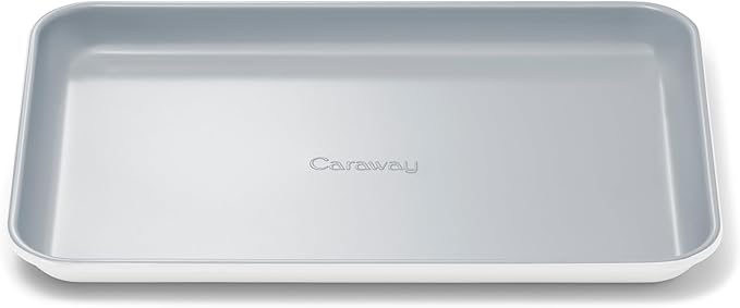 Caraway Nonstick Ceramic Small Baking Sheet (9x13”) – Non-Toxic, PTFE & PFOA Free – Oven Safe