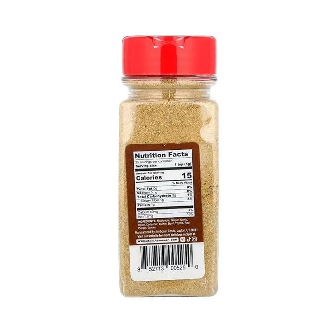 USimplySeason Pepper Soup Spice (4.8 oz) - African-Inspired Seasoning Blend - Vegan, Non-GMO
