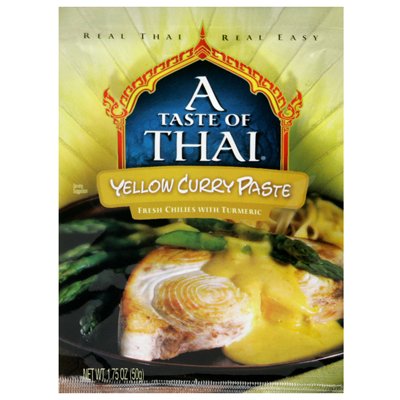 Taste Of Thai, Mix Curry Yellow Paste, 1.75 Ounce (Pack of 6)