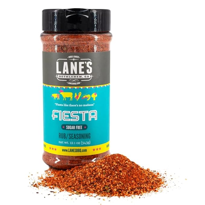 Lane's Fiesta Taco Seasoning Mix, All-Natural Keto Taco Seasoning, Chicken Taco Seasoning Mild, No