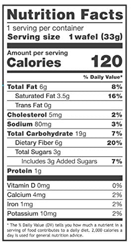 Rip Van Wafels Honey & Oats Stroopwafels - Healthy Snacks - Non GMO Snack - Keto Friendly - Office