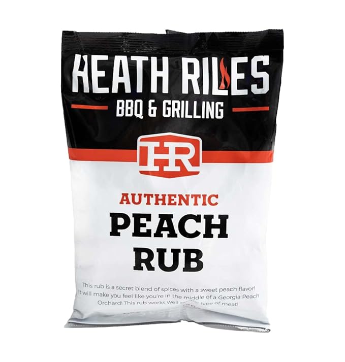 Heath Riles BBQ Rub - Peach Seasoning Rub, Champion Pitmaster Recipe, Legendary Rubs For Smoking &