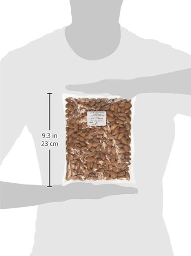 Dry Roasted Unsalted Nonpareil Supreme California Almonds (2 Lbs.) - Vegan & Keto Friendly - Oven