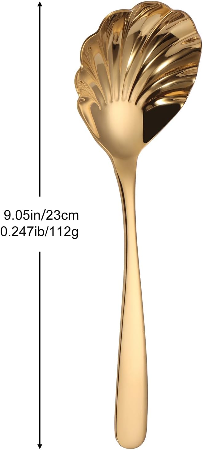 Large Serving Spoon, Stainless Steel Catering Serving Utensils for Party Buffet Dinner Banquet
