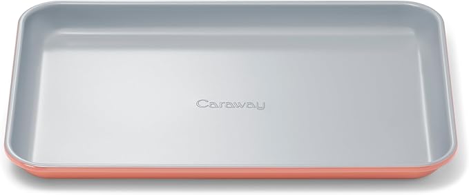 Caraway Nonstick Ceramic Small Baking Sheet (9x13”) – Non-Toxic, PTFE & PFOA Free – Oven Safe