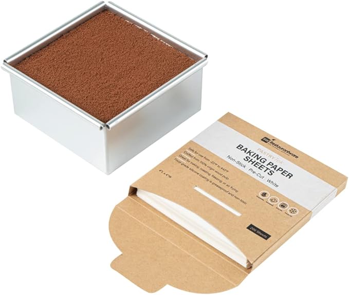 Restaurantware Pastry Tek 4 x 4 Inch Parchment Paper Sheets 1000 Greaseproof Baking Sheets For Oven
