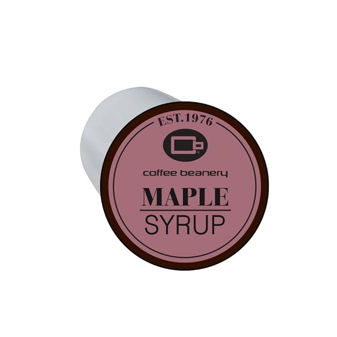 Maple Syrup Coffee Pods by Coffee Beanery | 12ct Flavored Coffee Pods Medium Roast Coffee Pods|