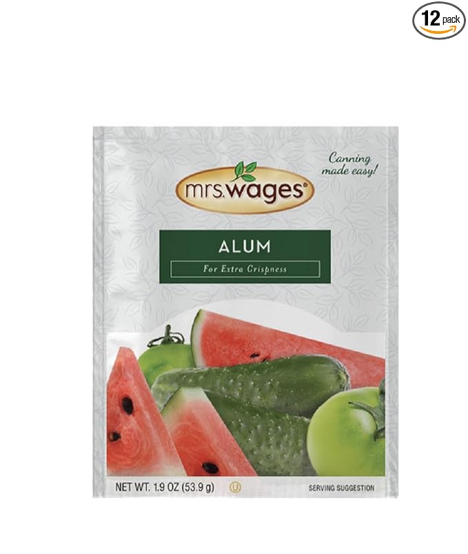 Mrs. Wages Alum, Easy-To-Use, Add Extra Crispness To Variety of Foods, Extra Snap in Every Bite
