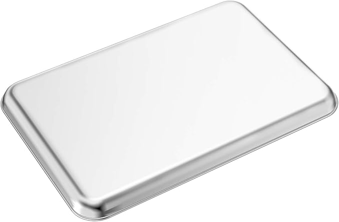Baking Sheets Set of 2, Bastwe 20 inch Stainless Steel Bakeware Baking Pans, Healthy & Nontoxic &