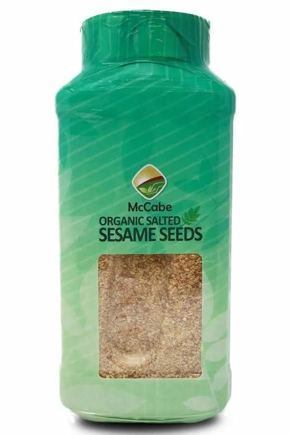 McCabe Organic Salted Sesame, 1 lb (16 oz) (2 Packs), USDA Organic Certified, CCOF Certified