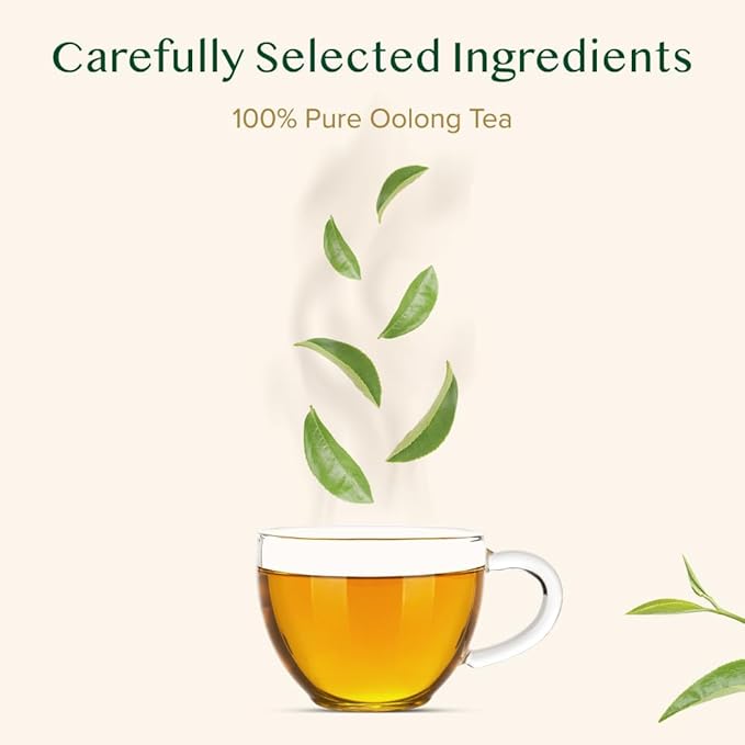 VAHDAM White Mountain Oolong Tea Loose Leaf (25 Cups/1.76oz) Pure Oolong Tea Leaves | High