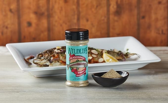 Wildlife Seasonings Trout Freshwater Blend ??Premium Dry Rub & Grilling Seasoning for Trout, Meat
