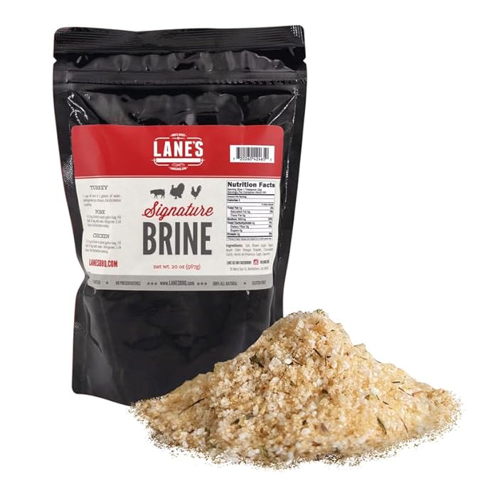 Lanes Signature Brine, Large Turkey Brine Seasoning Enough Brine for 2 Soaks, 100% Natural, No