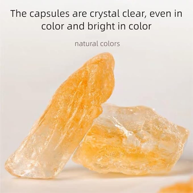 MOORCHOCO Natural Amber Hue sugarcane Rock Sugar Crystals for Tea and Coffee, Dissolves Quickly